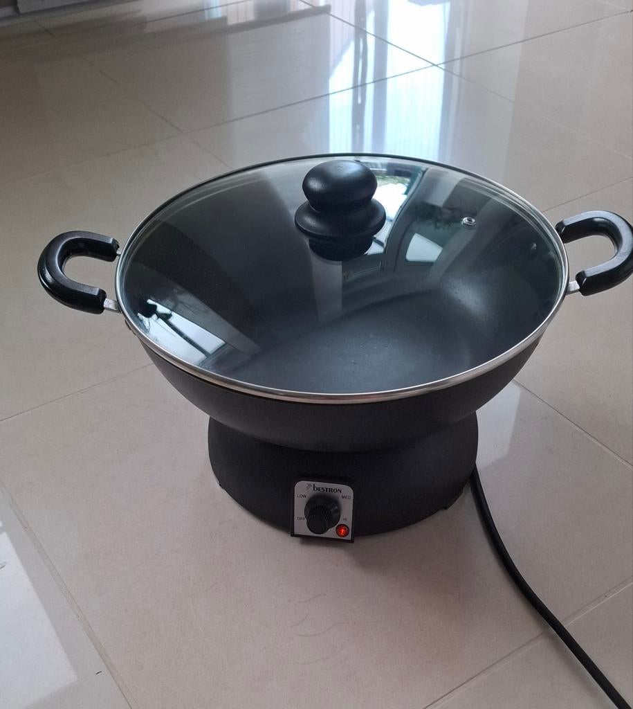 Bestron Wokset DKEL170, 1200W, Ophalen of Verzenden
