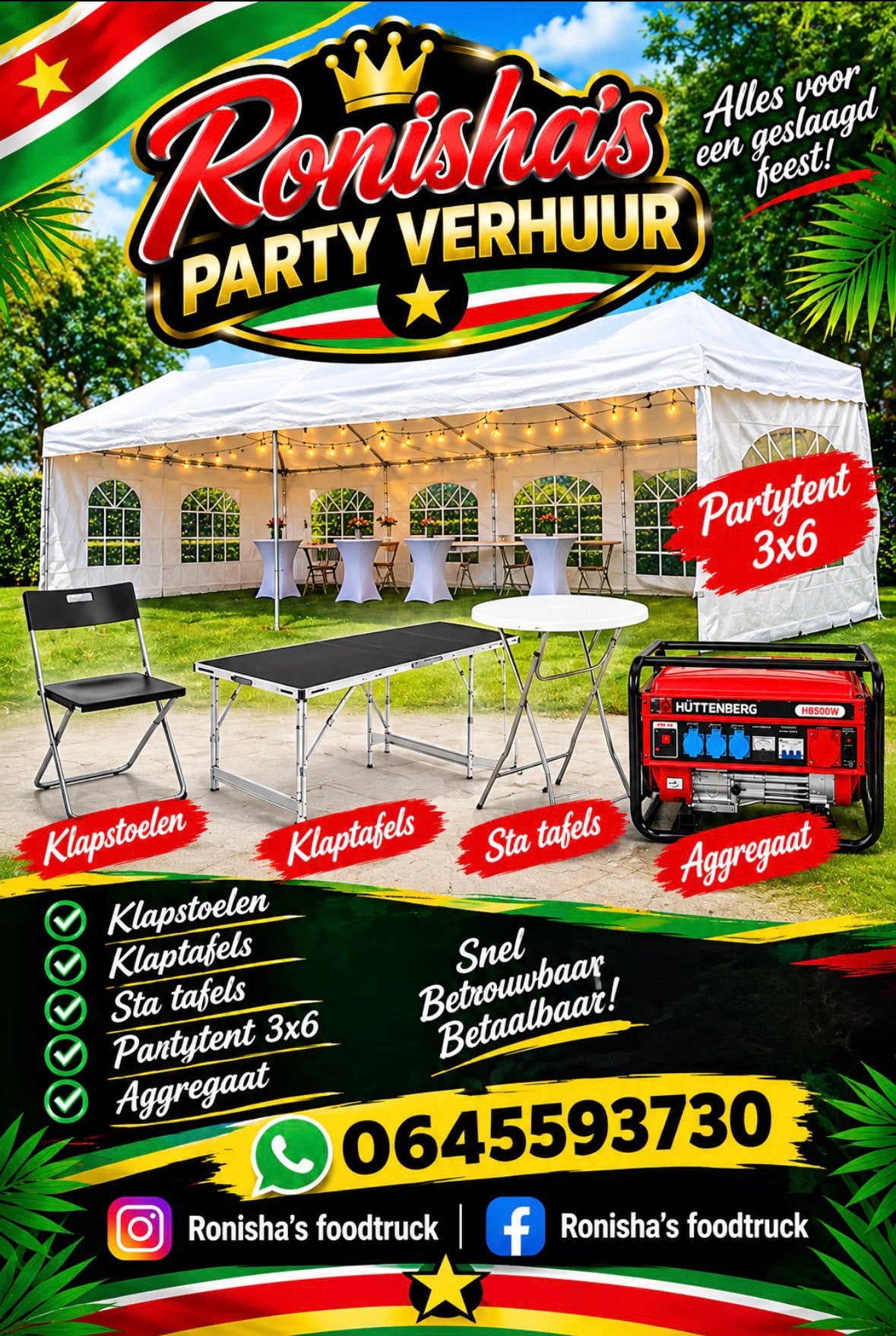 Stoel verhuur, Ophalen of Verzenden, Zo goed als nieuw, Overige