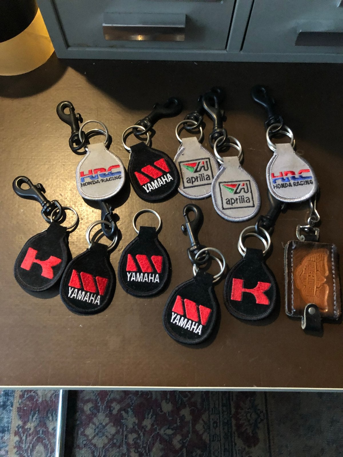 Vintage sleutelhangers - Honda, Yamaha, Aprilia, Kawasaki, Ophalen of Verzenden, Zo goed als nieuw, Merk