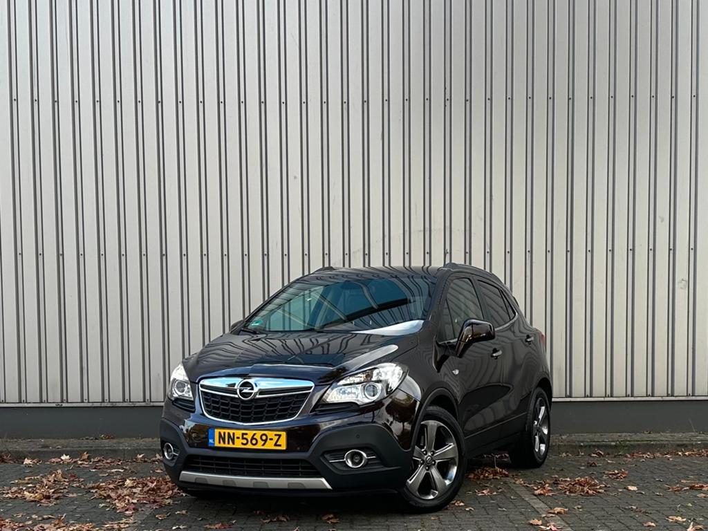 Opel Mokka 1.4 Turbo Bruin | Full option | Nieuwe APK | Luxe, Auto's, Opel, Voorwielaandrijving, 4 cilinders, Bruin, Leder