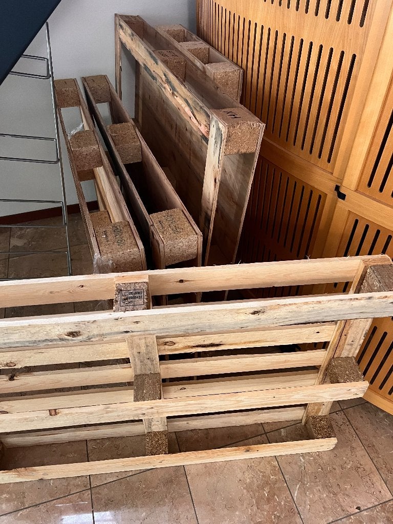 Pallets gratis op te halen, Ophalen, Gebruikt, 50 mm of meer, Pallet
