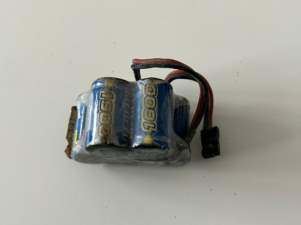 Accu 6v 1600mah accu rc modelbouw, Ophalen of Verzenden, Gebruikt, Overige schalen, Onderdeel