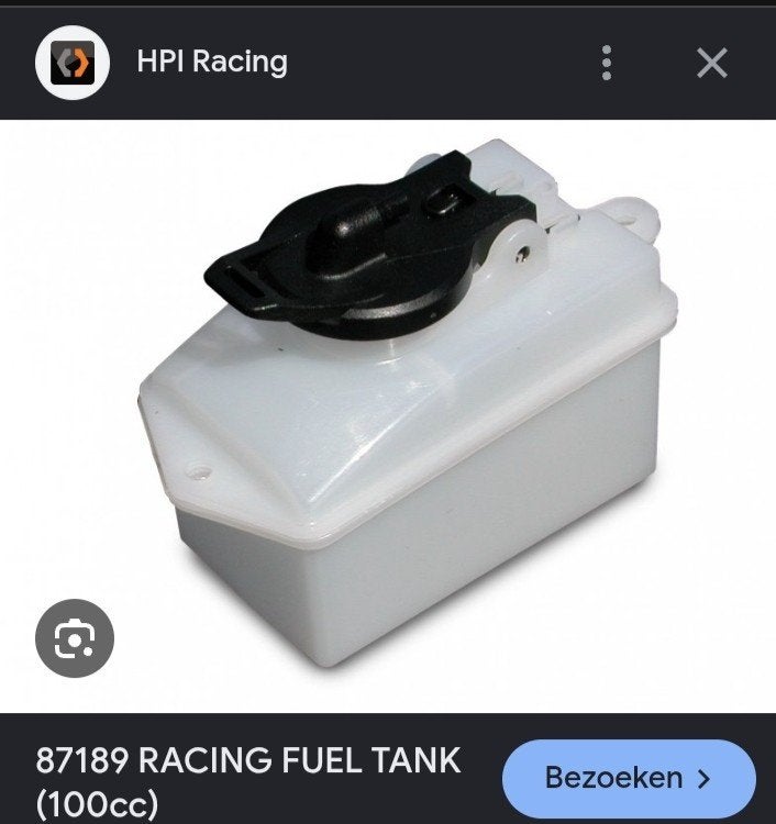 Nitro rc Fuel tank, Hobby en Vrije tijd, Ophalen of Verzenden, Zo goed als nieuw, Onderdeel, Nitro