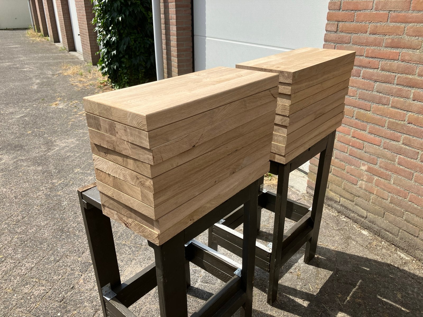 Eiken houten panelen, Ophalen, Gebruikt, 25 tot 50 mm, Eiken