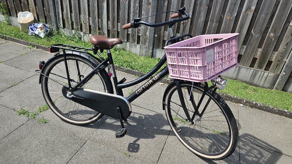 Fiets cortina, Terugtraprem, Zo goed als nieuw, Cortina, Ophalen