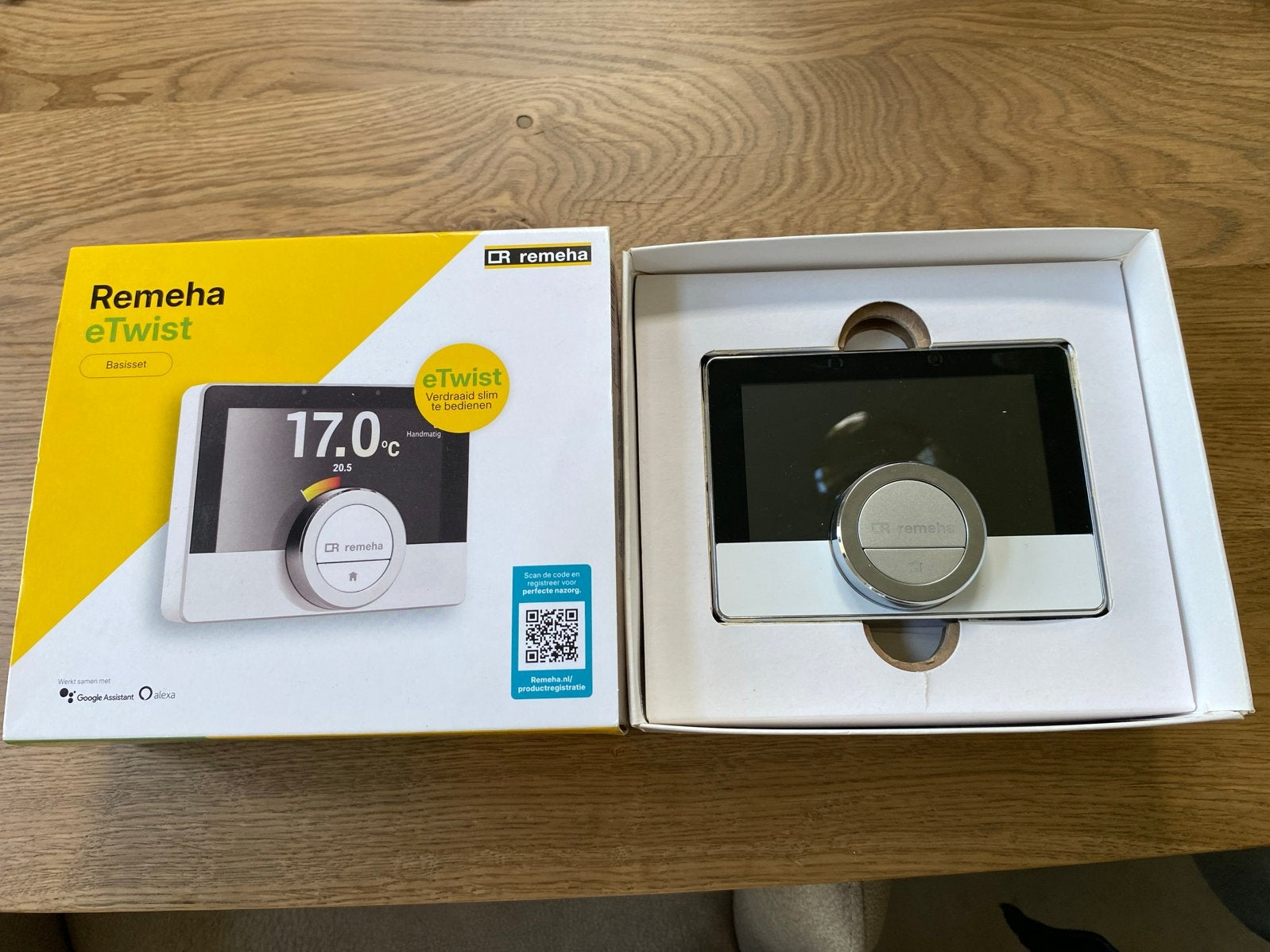 Remeha eTwist Basisset Slimme Thermostaat, Ophalen of Verzenden, Slimme thermostaat, Zo goed als nieuw