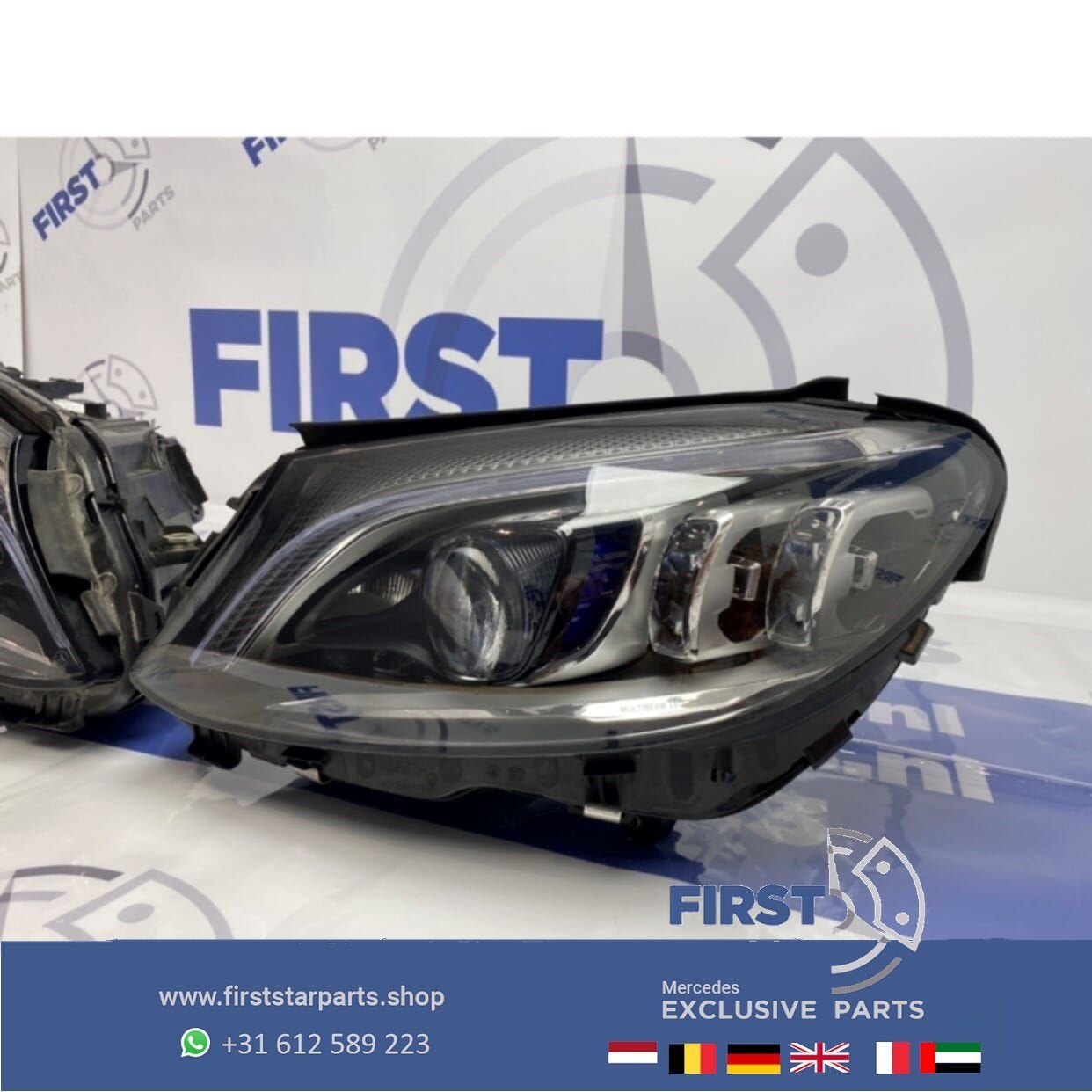 W205 Facelift Multibeam LED koplamp LINKS COMPLEET Mercedes