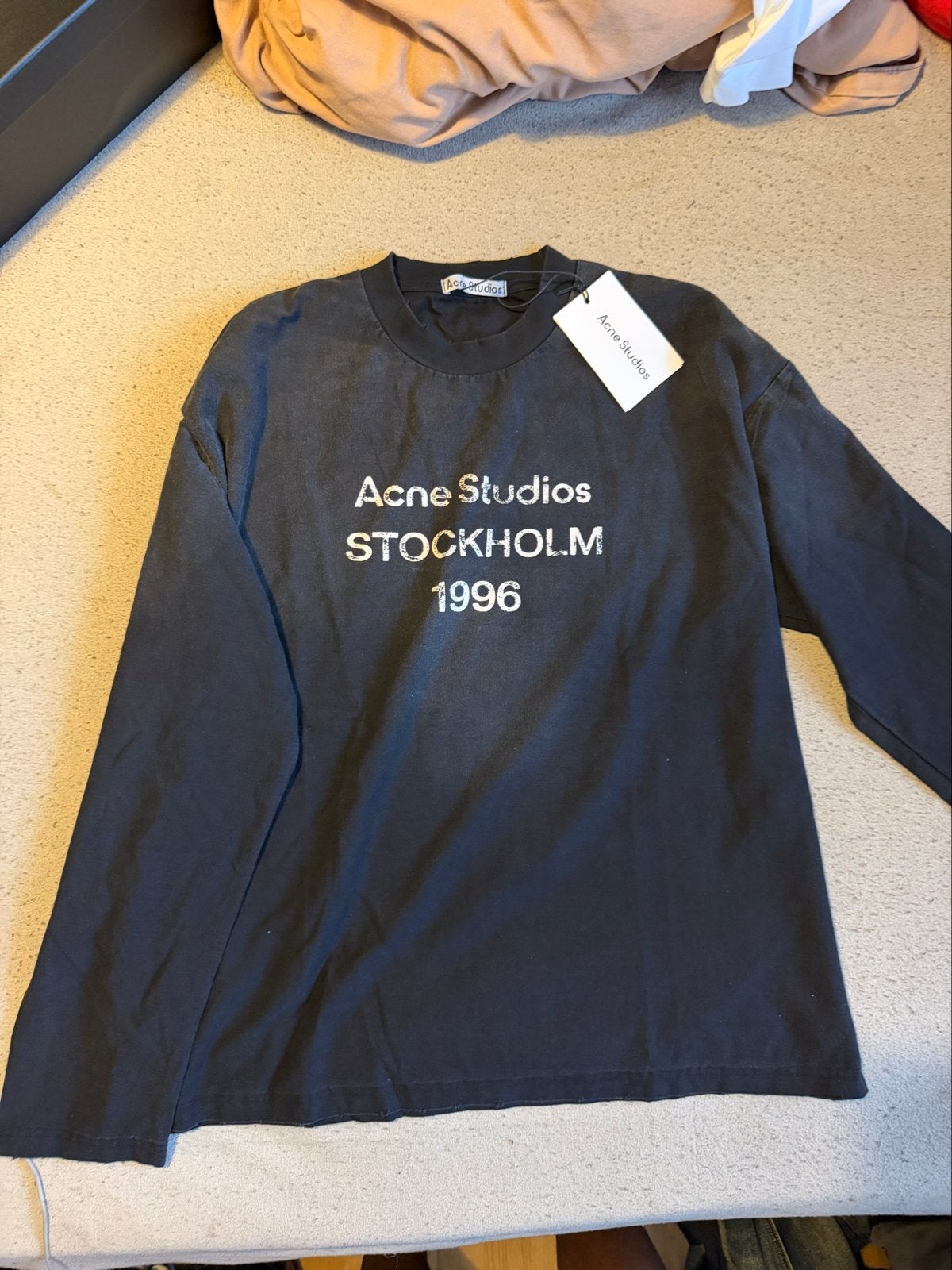 Acne Studios Stockholm Longsleeve, Ophalen of Verzenden, Zo goed als nieuw, Maat 52/54 (L), Zwart