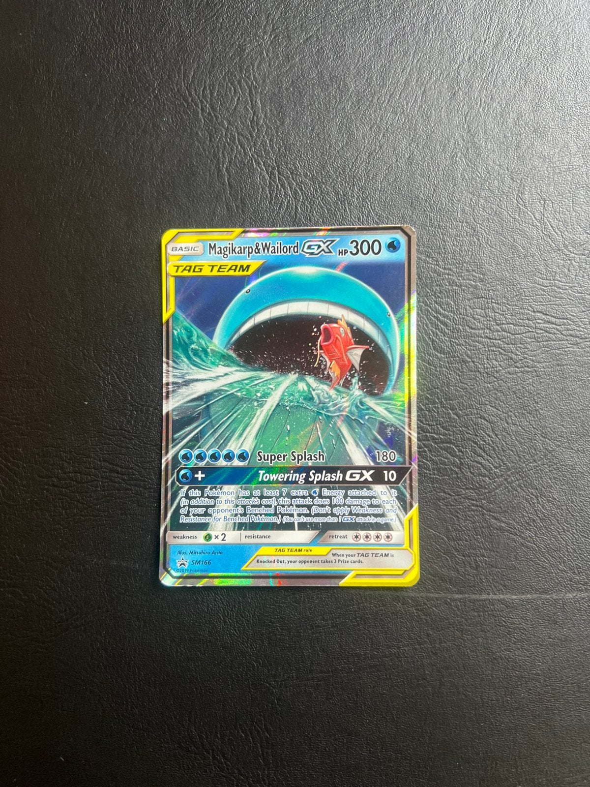 Magikarp & wailord GX SM166 - black star promo’s, Verzenden, Zo goed als nieuw, Losse kaart, Foil