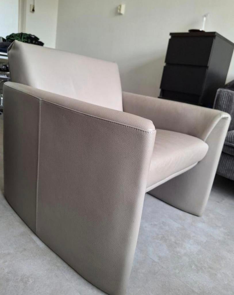Leolux Boavista, Huis en Inrichting, Fauteuils, Zo goed als nieuw, Leer, 75 tot 100 cm, 75 tot 100 cm, Ophalen of Verzenden
