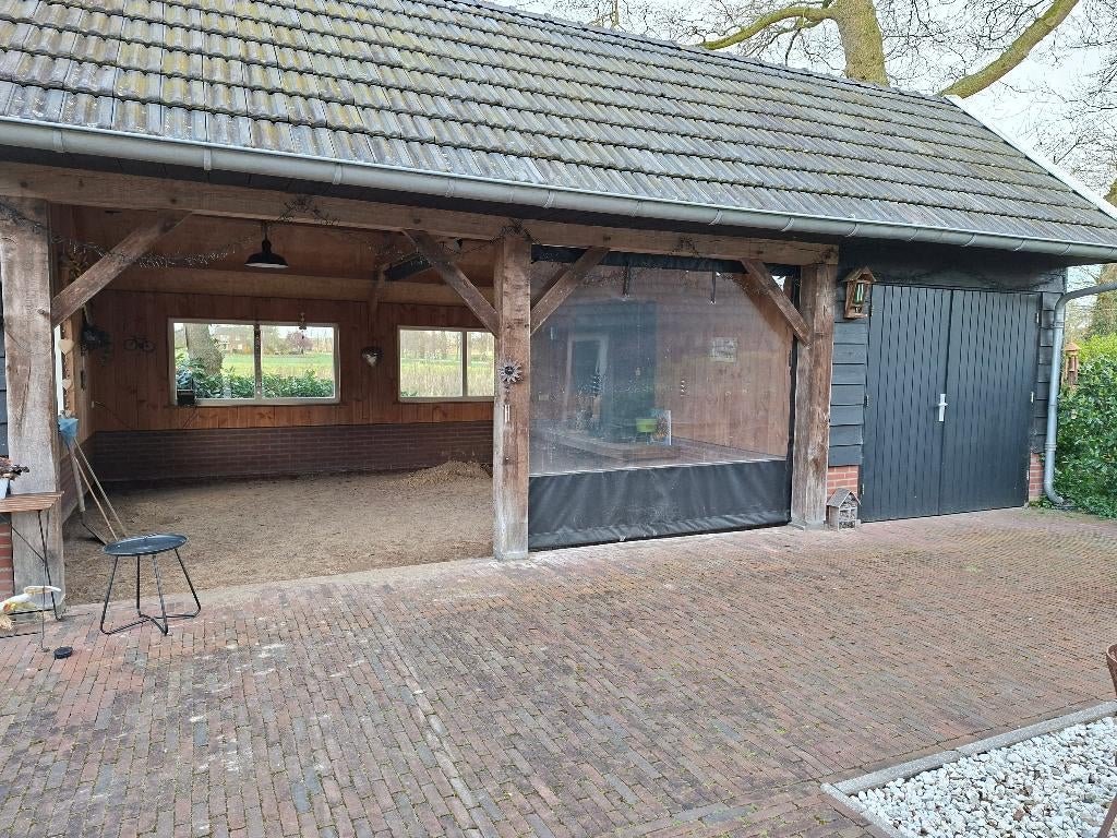 Verandazeilen 2 stuks 280x230 cm, Ophalen, Zo goed als nieuw, Veranda