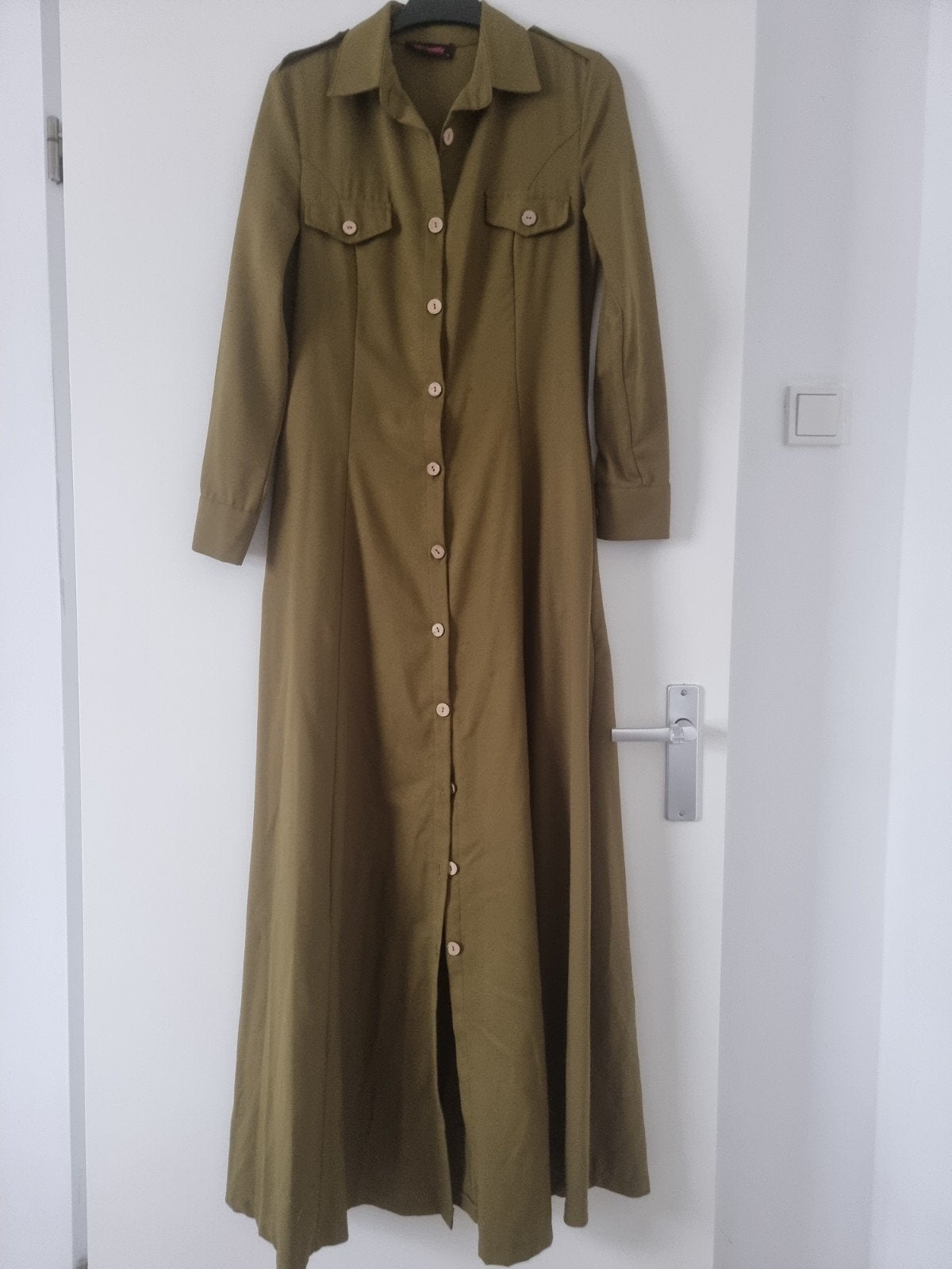 Mantel / pardesu, Ophalen of Verzenden, Zo goed als nieuw, Maat 38/40 (M), Zwart