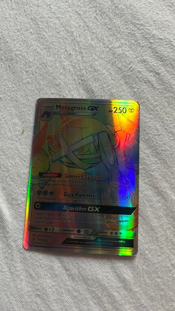 Metagross GX pokemonkaarten, Ophalen of Verzenden, Meerdere kaarten