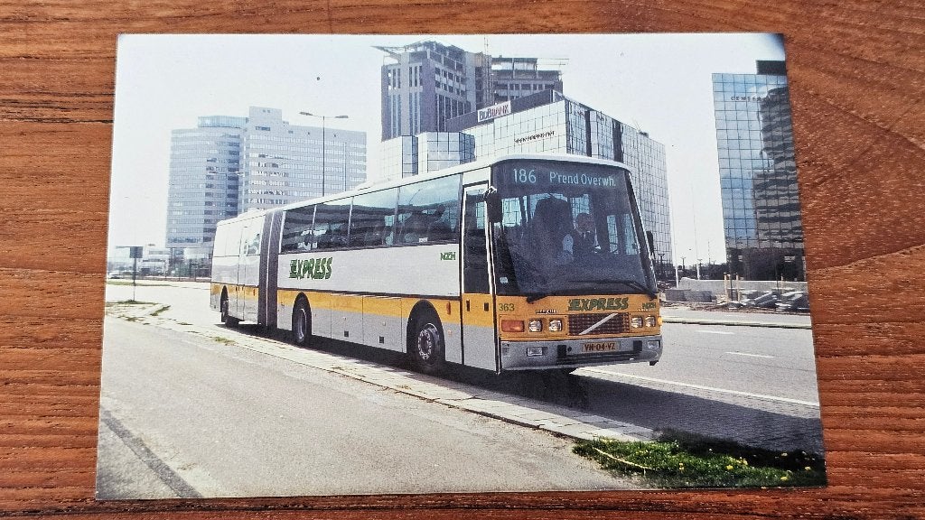 Foto BUS NZH Haarlem 363 Express, Verzamelen, Verzenden, Gebruikt, Bus of Metro, Overige typen