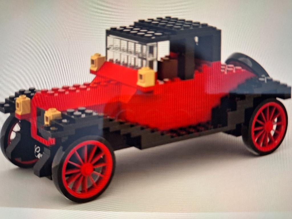 Lego: 390 Cadillac Oldtimer, Vintage Lego *, Gebruikt, Lego, Ophalen of Verzenden, Compleet