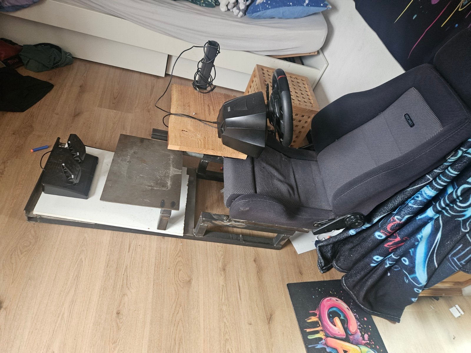 Playseat zelfbouw, Ophalen, Gebruikt
