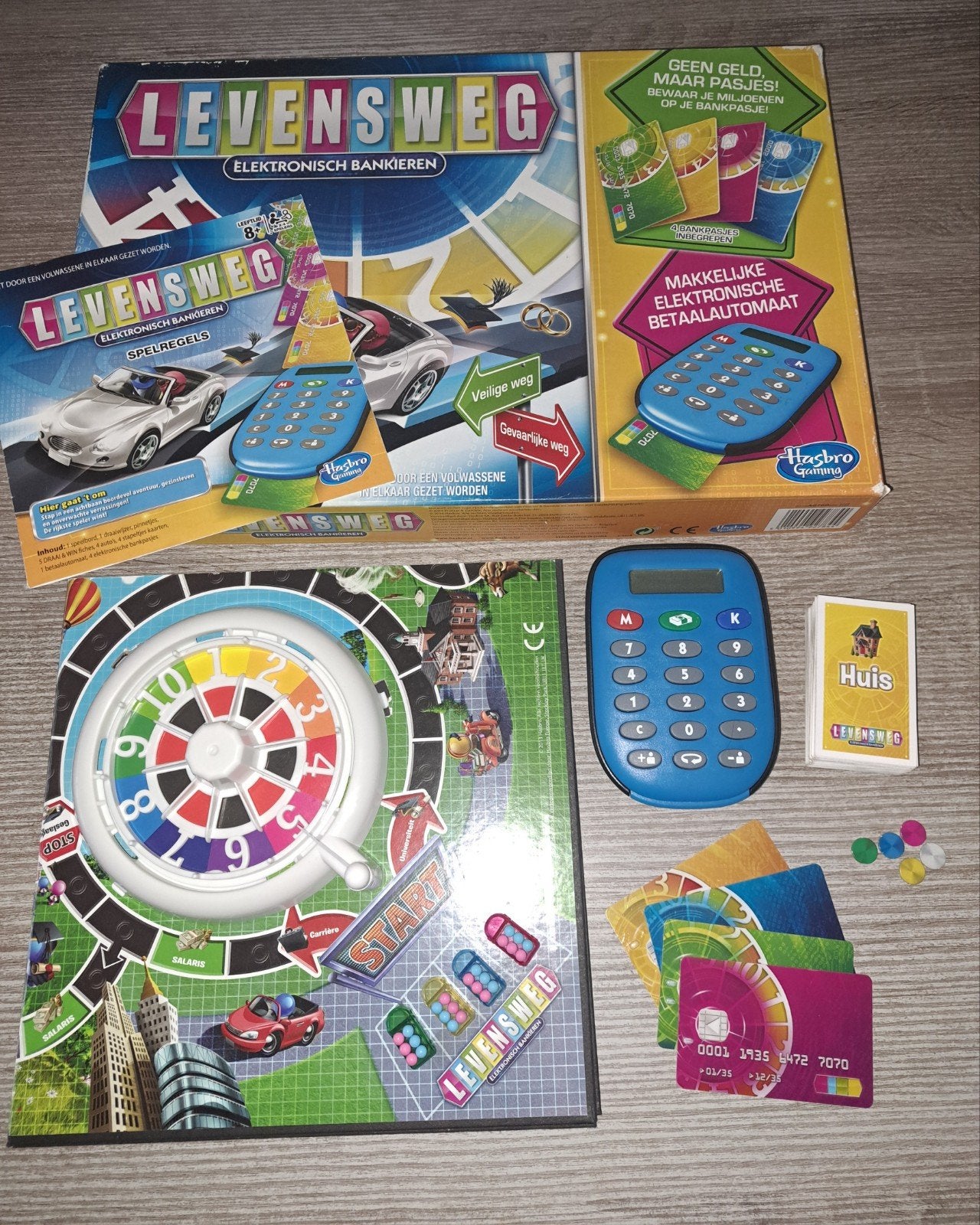 Levensweg Elektronisch Bankieren, Vijf spelers of meer, Ophalen of Verzenden, Zo goed als nieuw, Hasbro Gaming