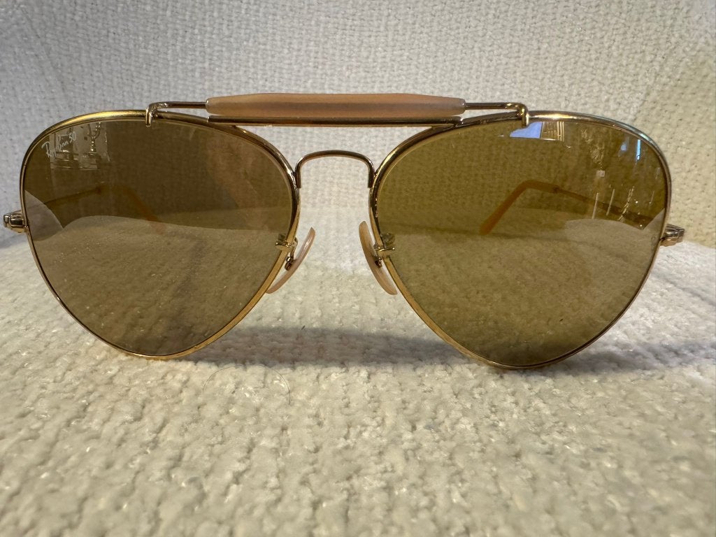 Vintage B&L Ray-Ban RB50 General Outdoorsman 62 zonnebril G5, Ray-Ban USA, Gebruikt, Zonnebril, Ophalen of Verzenden