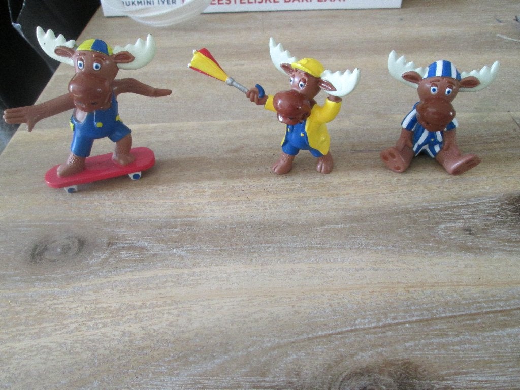 IKEA Mr. Moose vintage elandfiguurtjes 3 stuks, Ophalen of Verzenden, Zo goed als nieuw