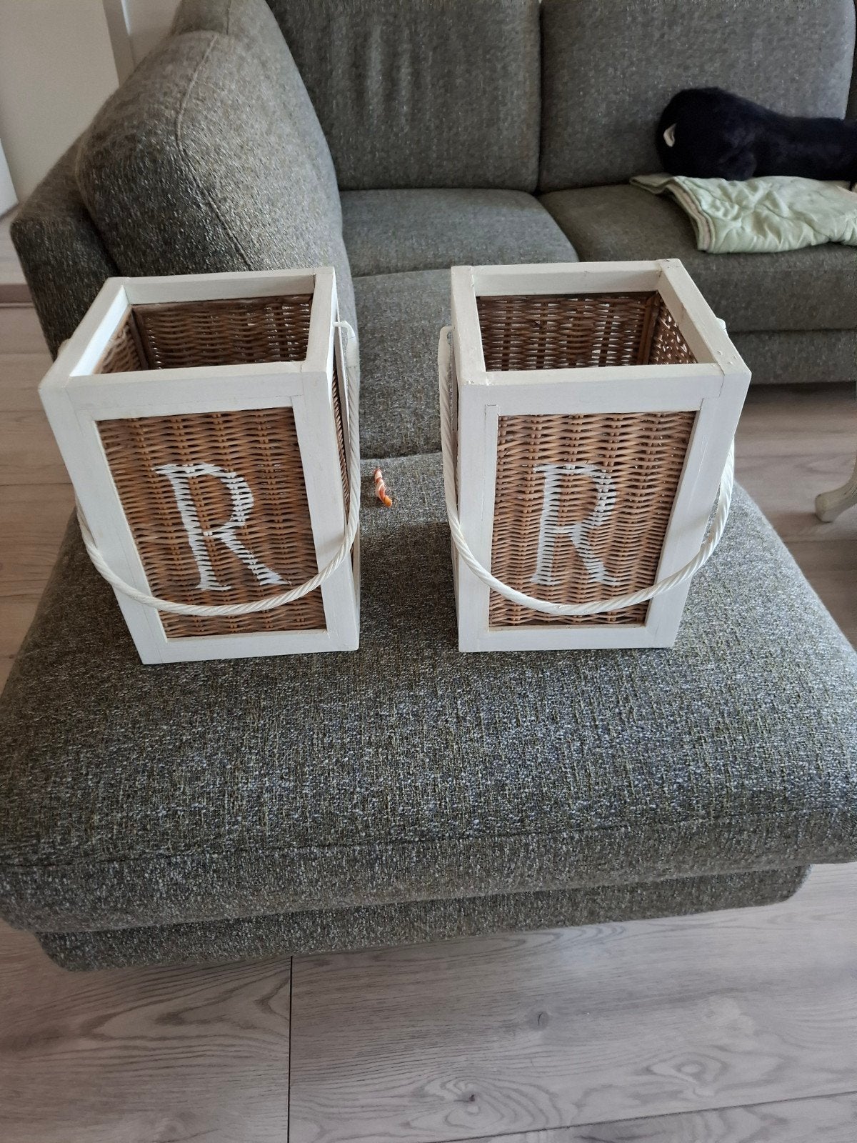 Riviera maison grote rattan lantarens, Ophalen, Zo goed als nieuw
