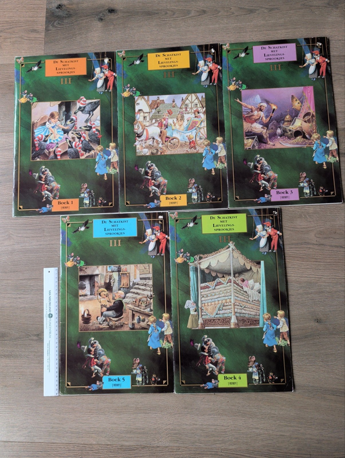 De Schatkist met Lievelingssprookjes III - Boeken 1 t/m 5, Ophalen of Verzenden, Zo goed als nieuw, Onbekend