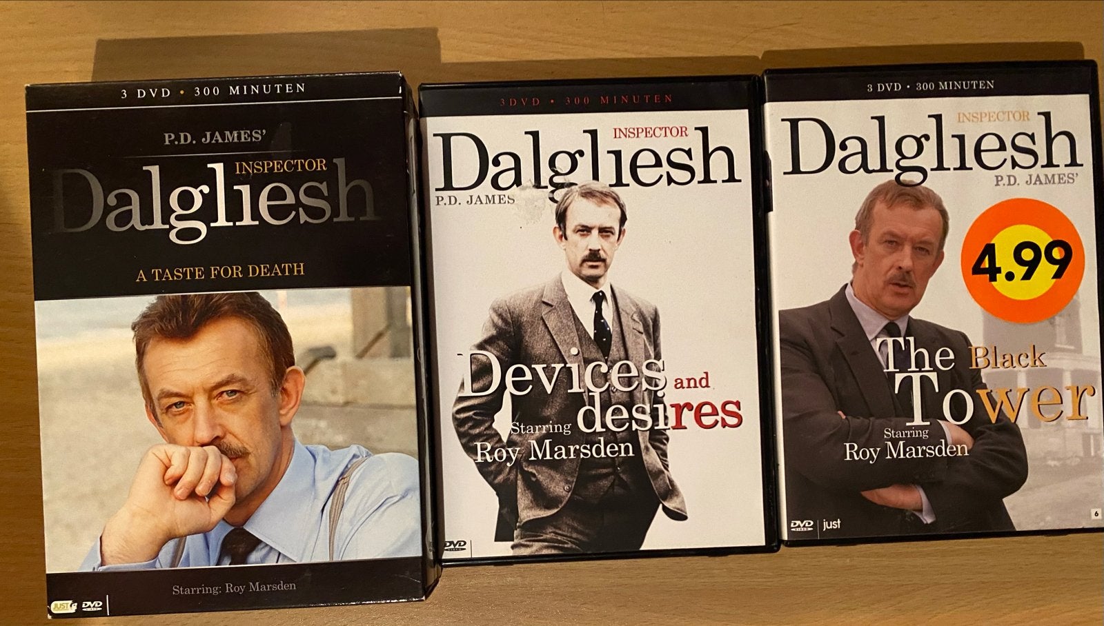 Inspector Dalgliesh DVD Boxset - 3 films, Cd's en Dvd's, Nederlands, Ophalen of Verzenden, Vanaf 12 jaar, Inclusief doosje