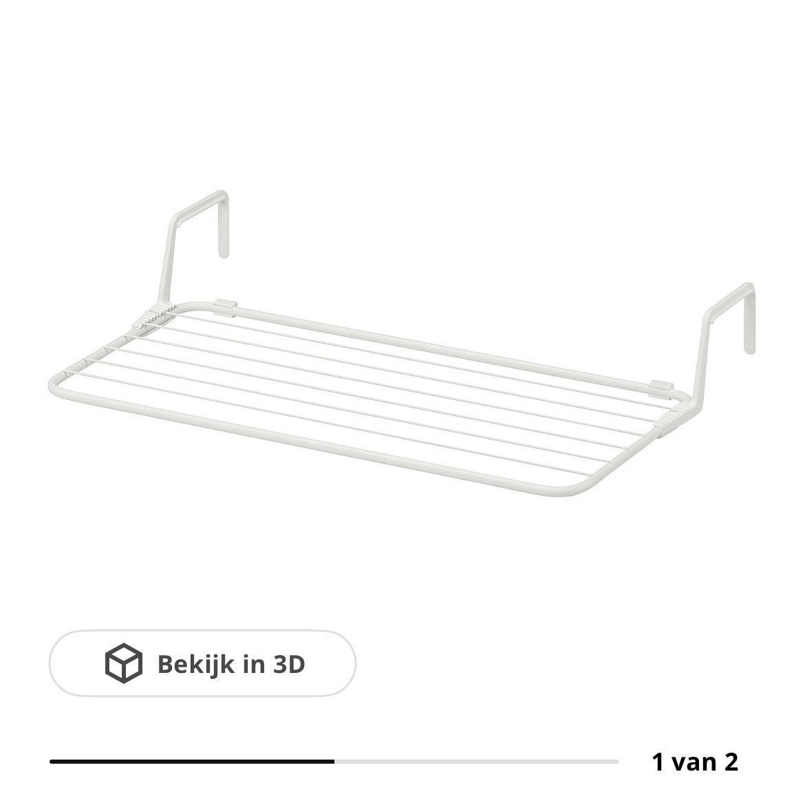 Ikea wasdroogrek (antonius), Ophalen, Zo goed als nieuw, Wasrek