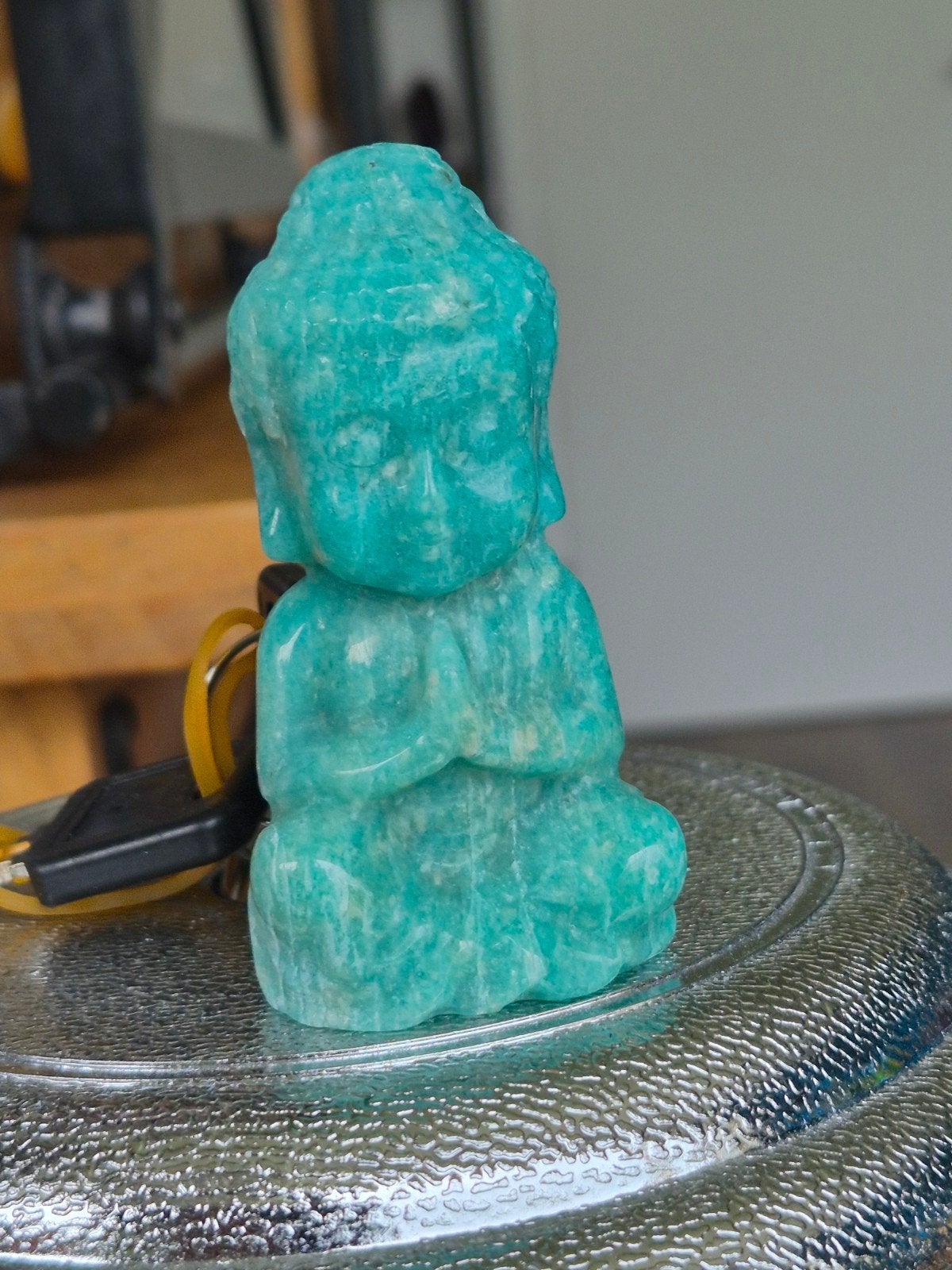 Amazoniet boeddha, Ophalen of Verzenden