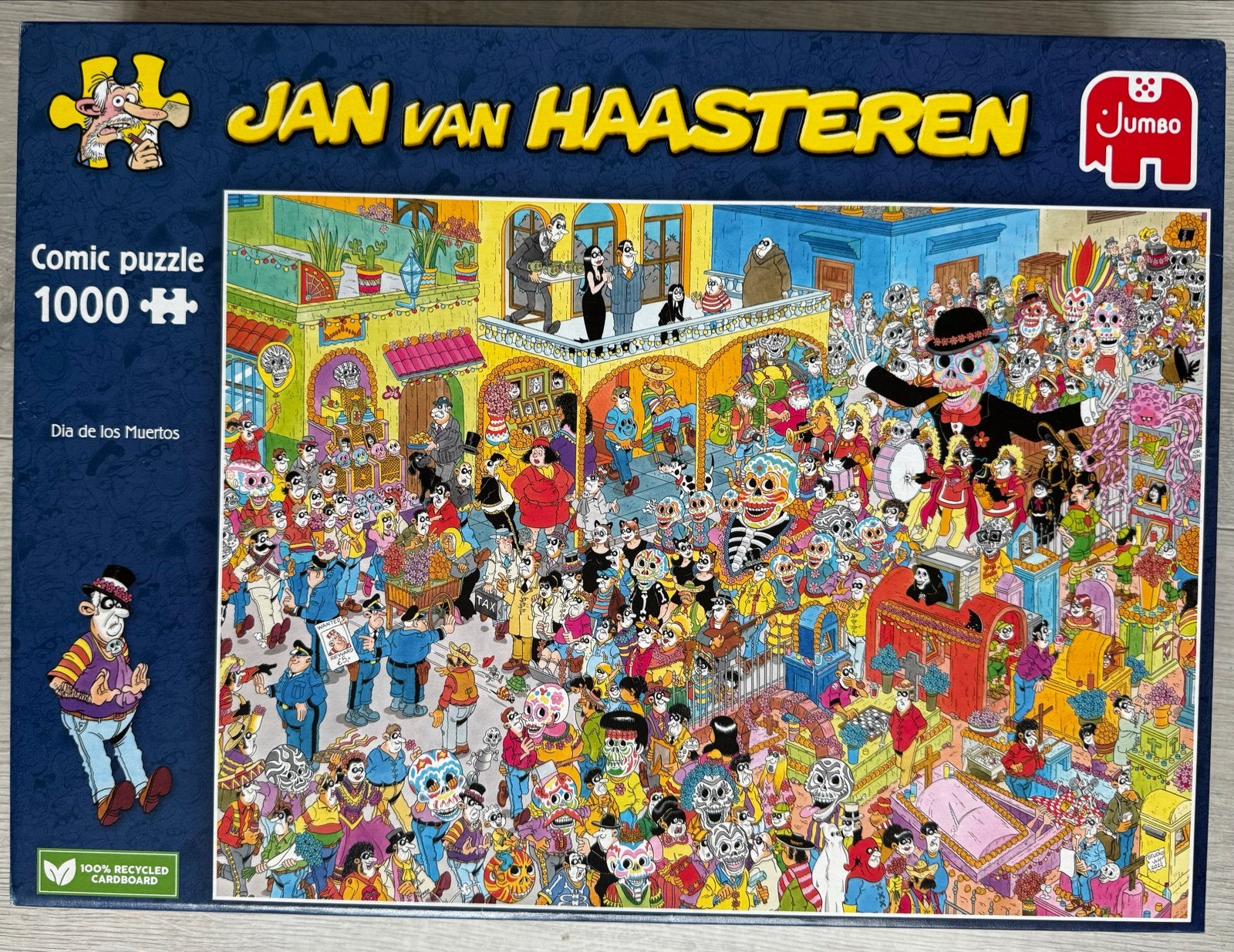 Jan van Haasteren - Dia de los Muertos - 1000 stukjes, Ophalen, 500 t/m 1500 stukjes, Zo goed als nieuw, Legpuzzel