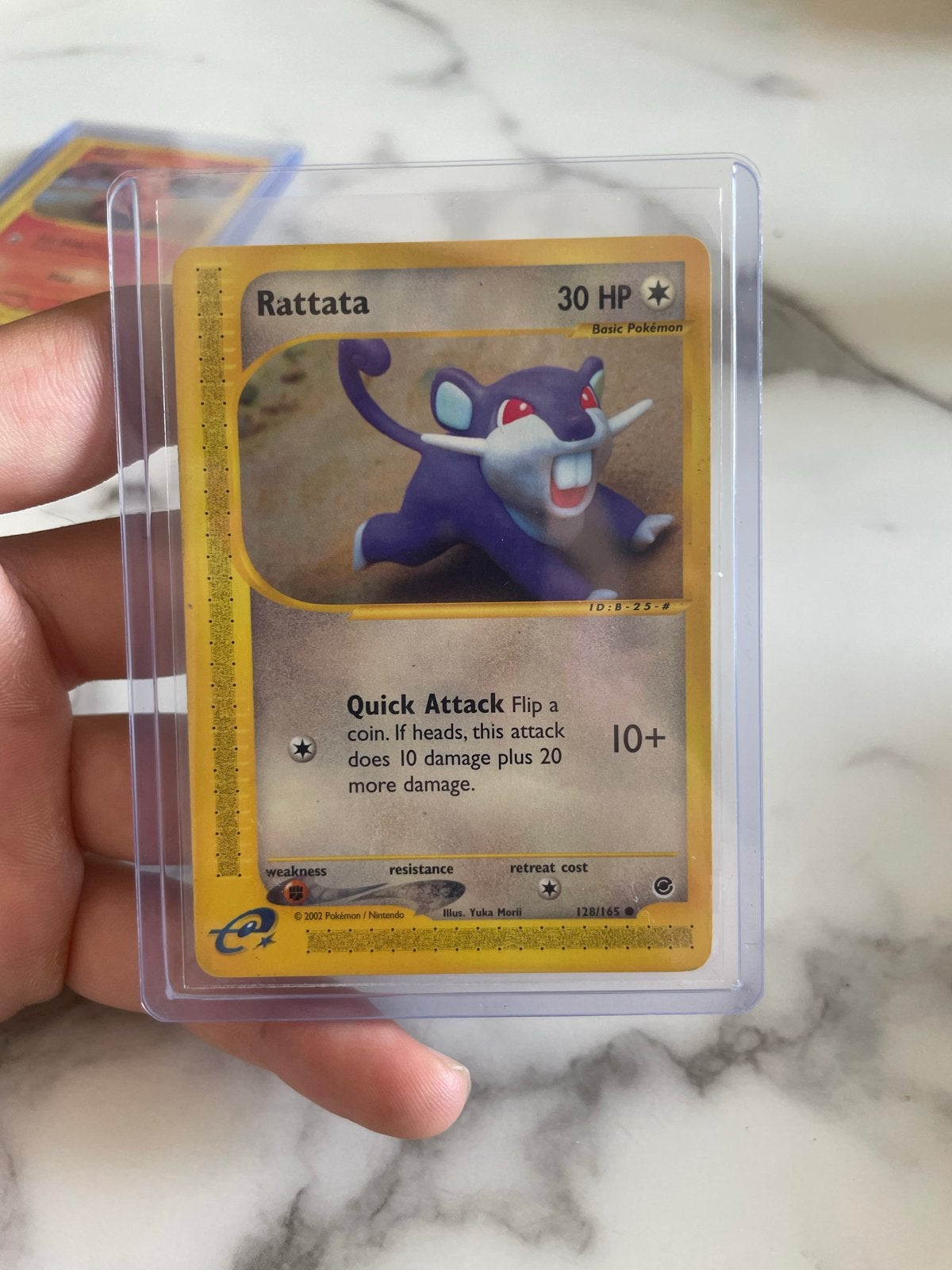 Rattata Pokémon Kaart - Vintage WOTC Era, Ophalen of Verzenden, Gebruikt, Losse kaart