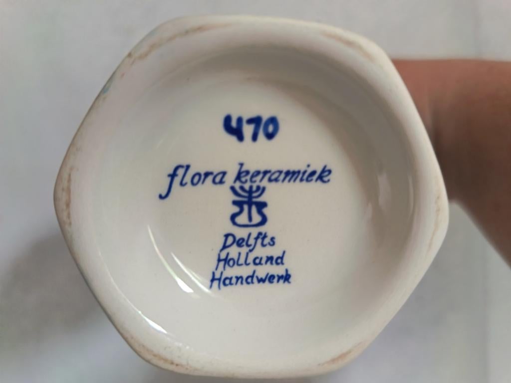 Bieden Delft blauw set, Ophalen