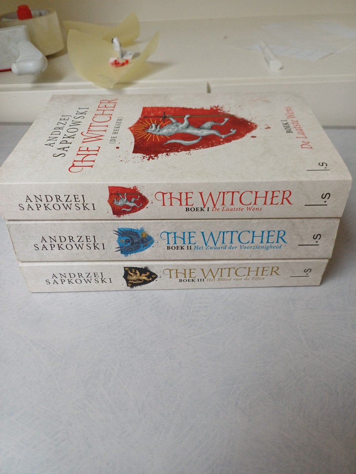 The witcher 1 tm 3, Boeken, Ophalen of Verzenden, Gelezen, Andrzej Sapkowski