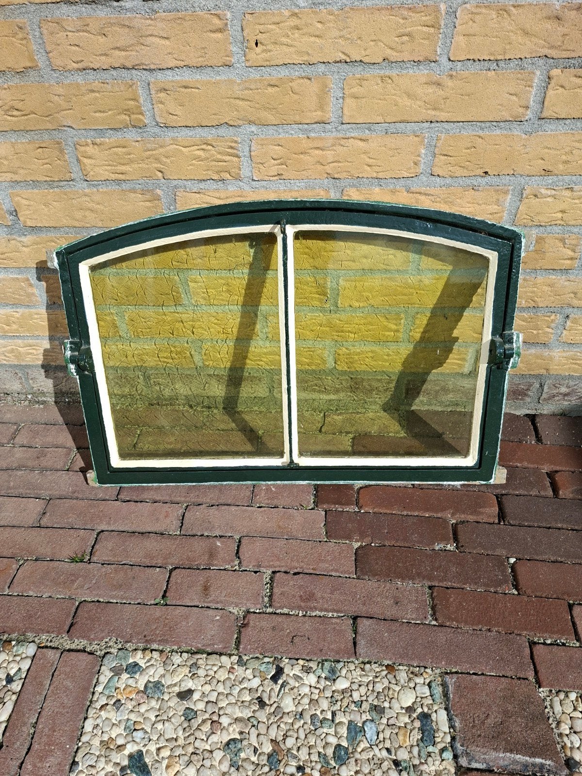 Te koop: 1kant en klaar stalraam, Ophalen, Gevelraam of Ruit, Gebruikt, Minder dan 80 cm