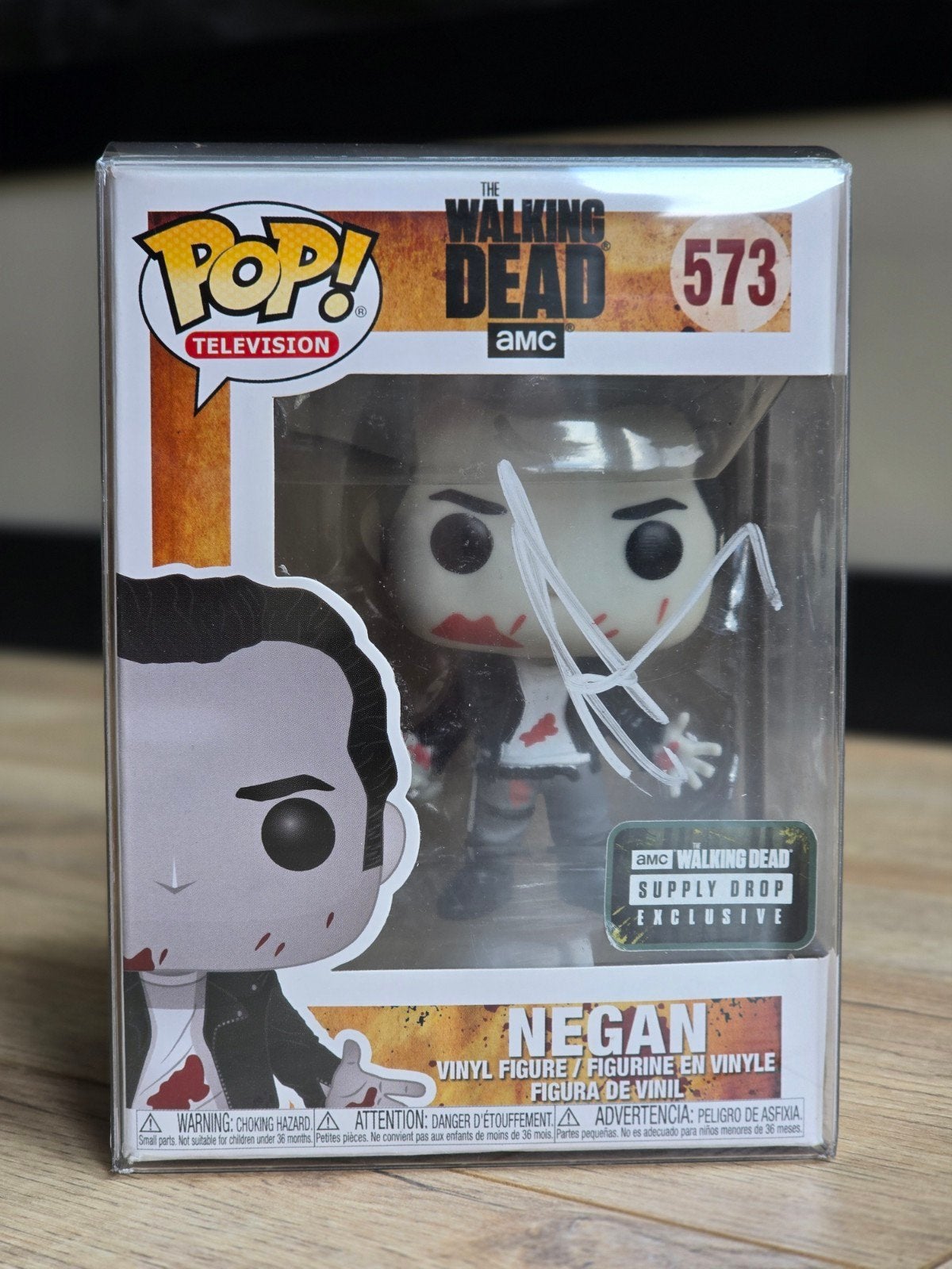 Funko pop Negan signed, Verzamelen, Ophalen of Verzenden