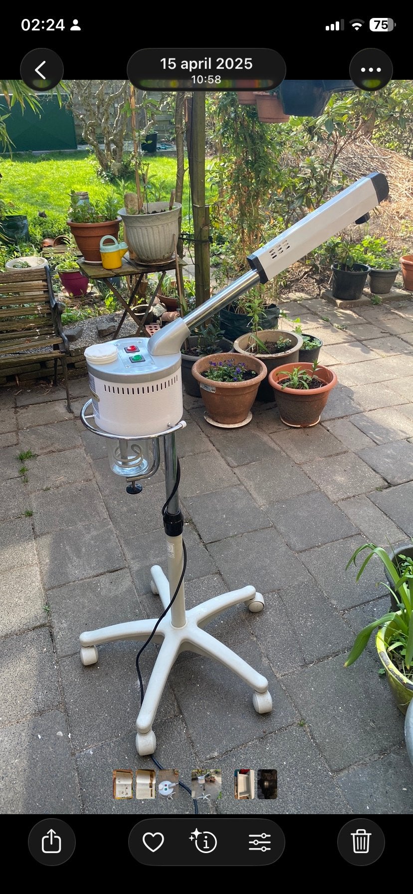 Professionele Gezichtsstomer / Facial Steamer, Ophalen, Gebruikt, Overige typen