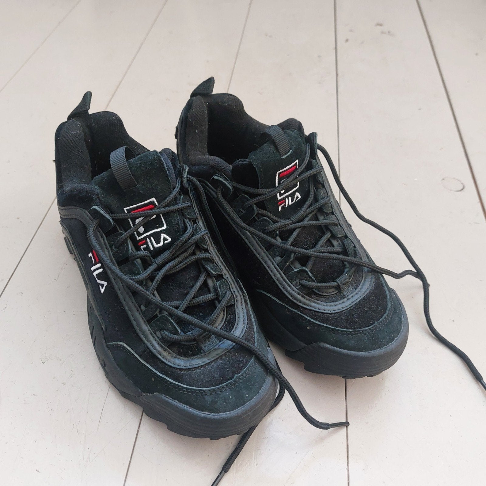 FILA Disruptor Low Wmn Zwarte Sneakers Maat 39, Kleding | Dames, Ophalen, FILA, Zwart, Sneakers of Gympen