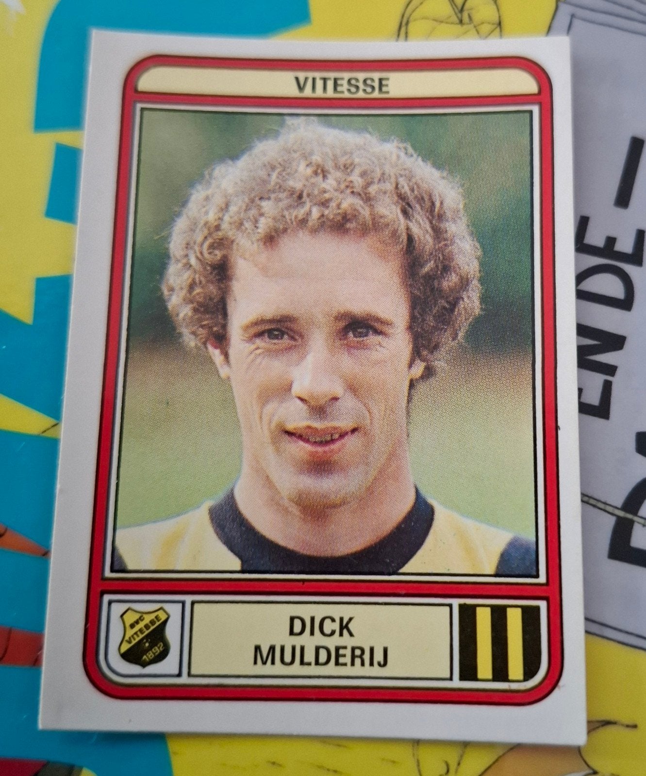 panini voetbal 80 > Dick Mulderij > Vitesse, Ophalen of Verzenden, Nieuw, Vitesse, Poster, Plaatje of Sticker