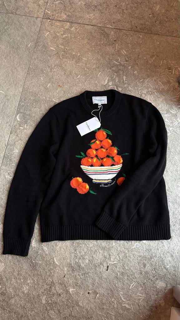 Casablanca Katoenen Sweater Maat M - Nieuw met prijskaartje, Kleding | Heren, Truien en Vesten, Ophalen of Verzenden, Nieuw, Maat 48/50 (M)