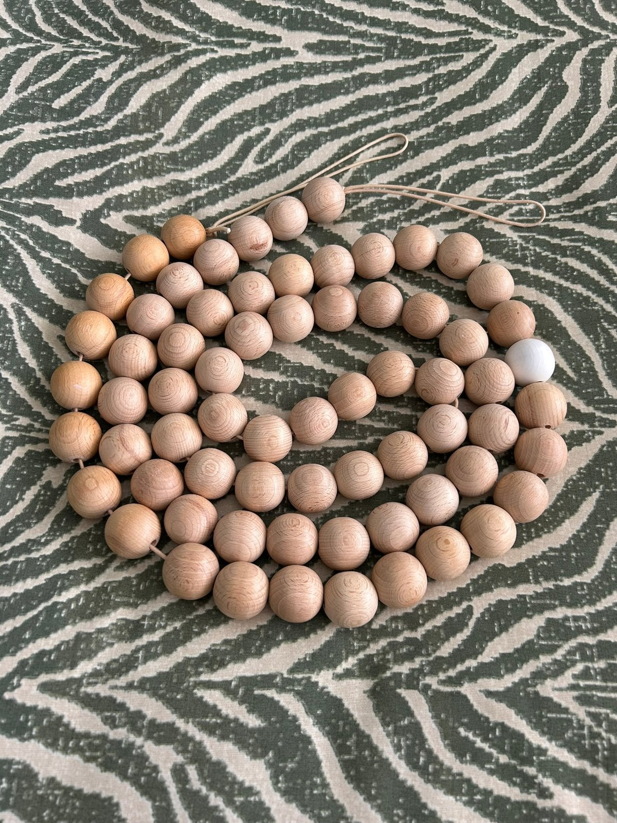 Houten Decoratie Ketting / Blank Hout, Ophalen of Verzenden, Zo goed als nieuw