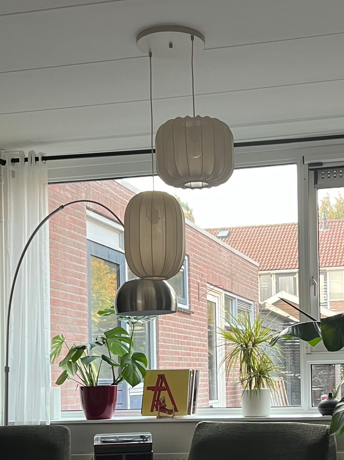 Dubbele hanglamp Karwei, Huis en Inrichting, Ophalen, Nieuw, Overige materialen, E27 (groot)