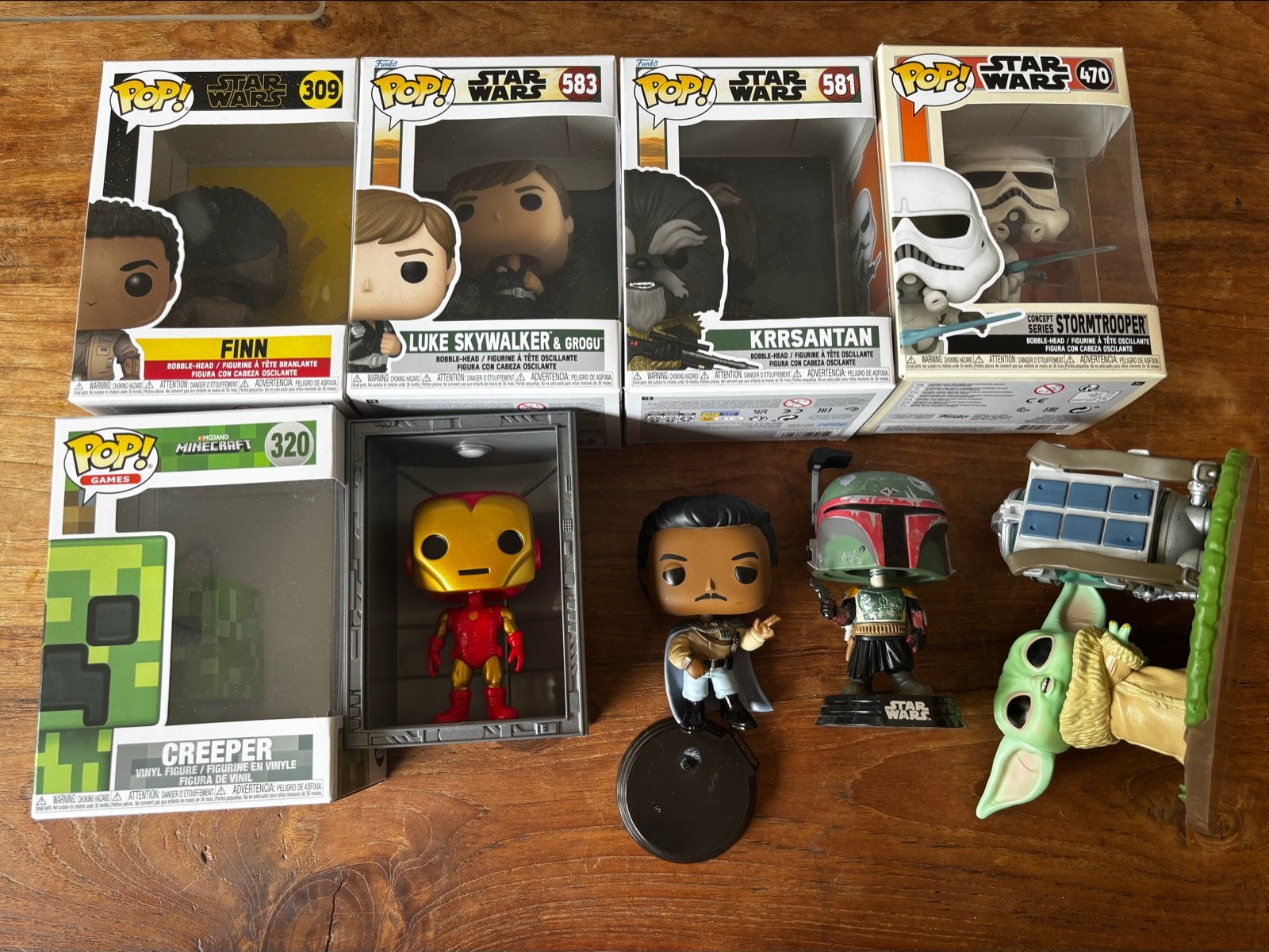 Diverse Funko Pop! figuren - Star Wars, Iron Man, Creeper, Ophalen, Zo goed als nieuw