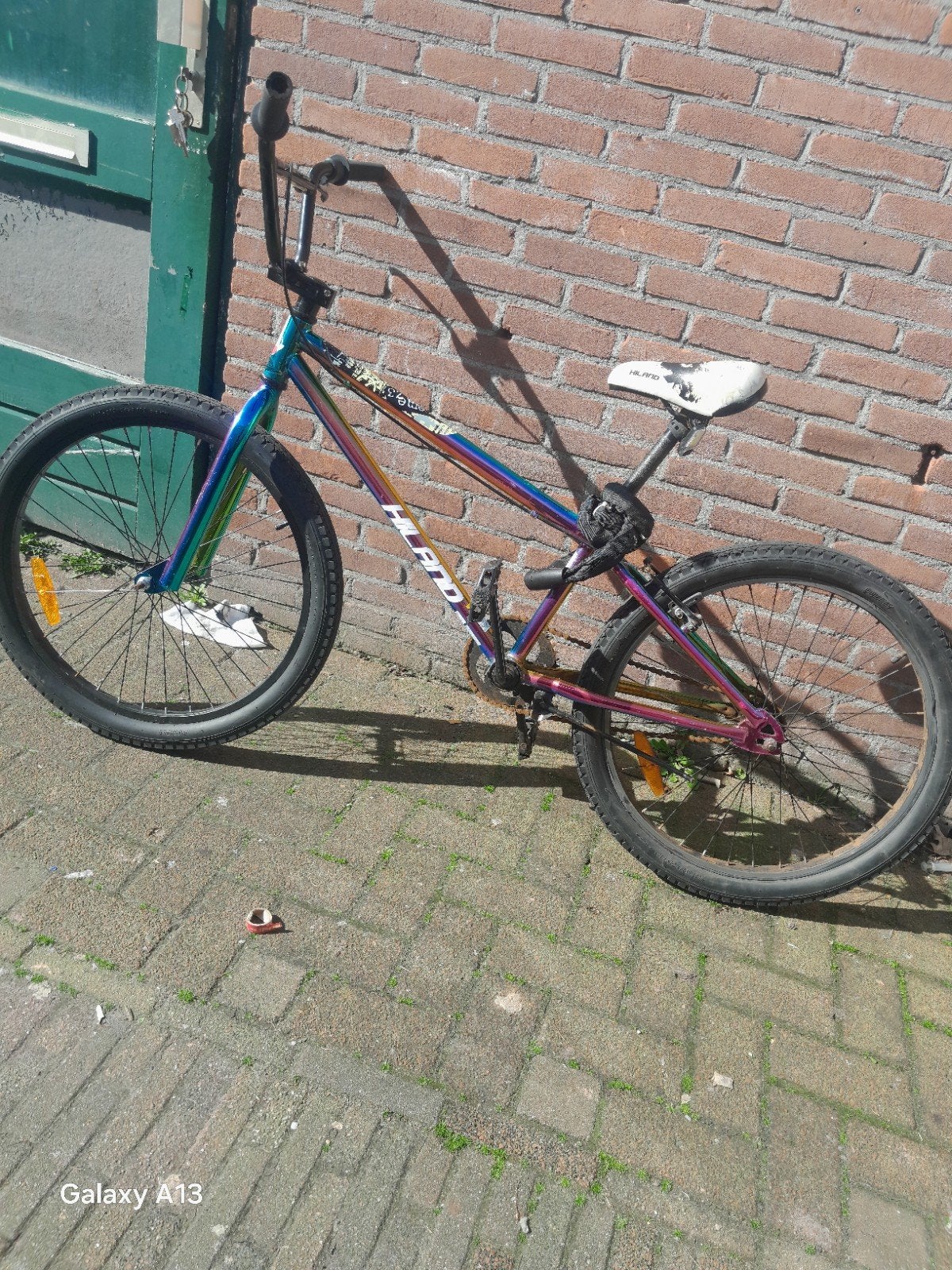 Haro BMX fiets, regenboogkleurig, 24 inch wielen, Ophalen, 24 inch of meer, Gebruikt, Staal