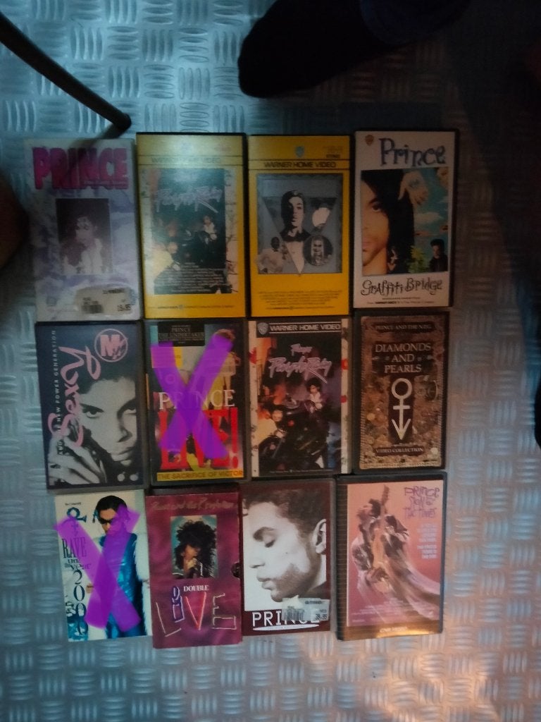 Prince VHS, Cd's en Dvd's, VHS | Film, Muziek, Alle leeftijden, Ophalen of Verzenden, Zo goed als nieuw