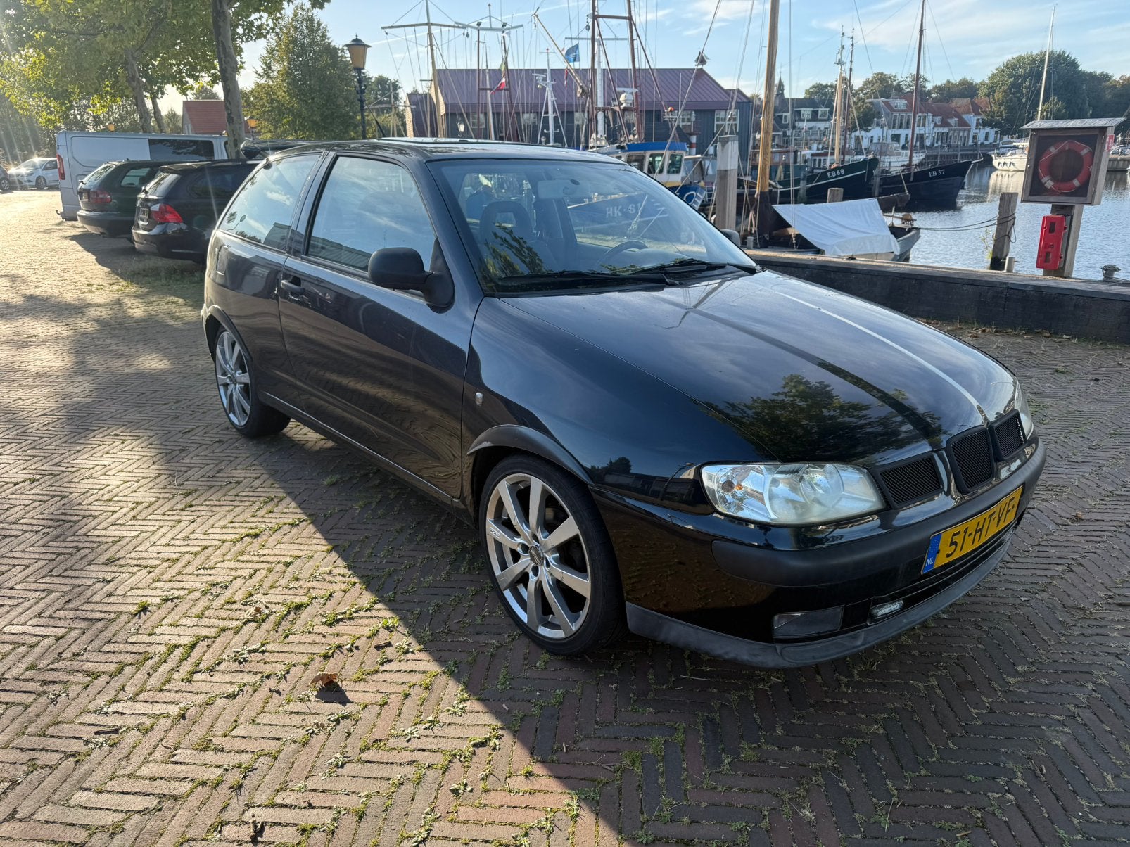 Seat Ibiza 1.4 16V 55KW 2001 Zwart apk 3-2027, Auto's, Voorwielaandrijving, 970 kg, 15 km/l, 4 cilinders