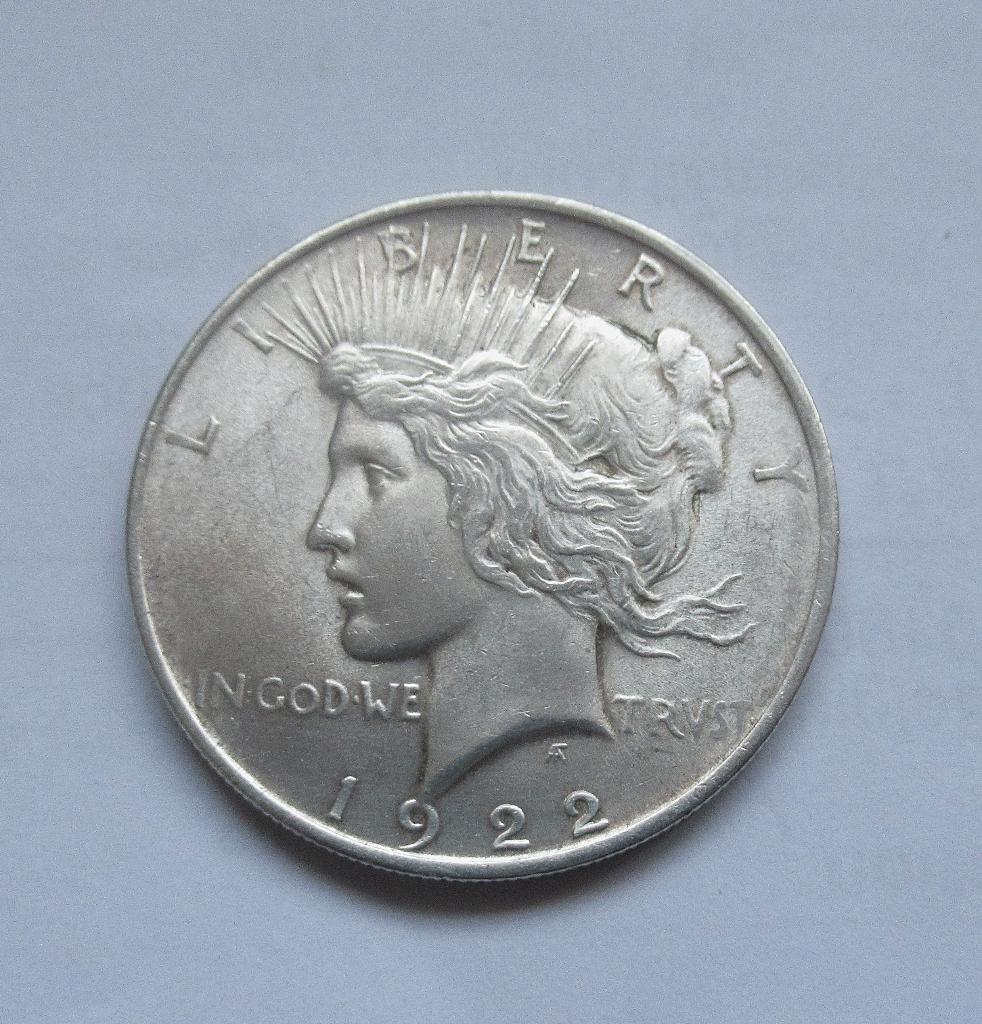 Verenigde Staten 1 dollar 1922, Verzenden, Noord-Amerika, Zilver