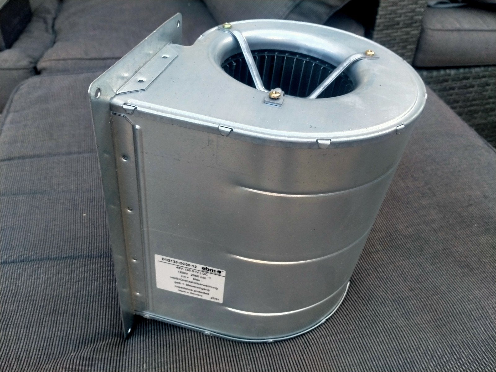 EBM DG 1 G133 Ventilator - 48V DC 120W, Witgoed en Apparatuur, Ventilatoren, Ophalen of Verzenden, Nieuw, Overige