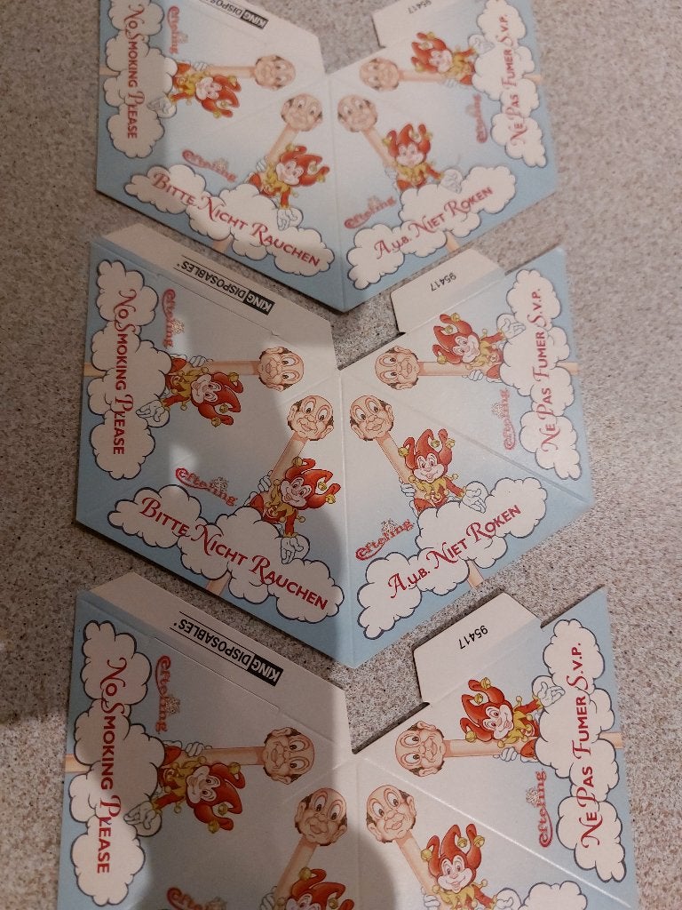 Stickers 45 jaar en niet roken Efteling   µe, Verzamelen, Efteling, Ophalen of Verzenden, Zo goed als nieuw, Button of Speldje