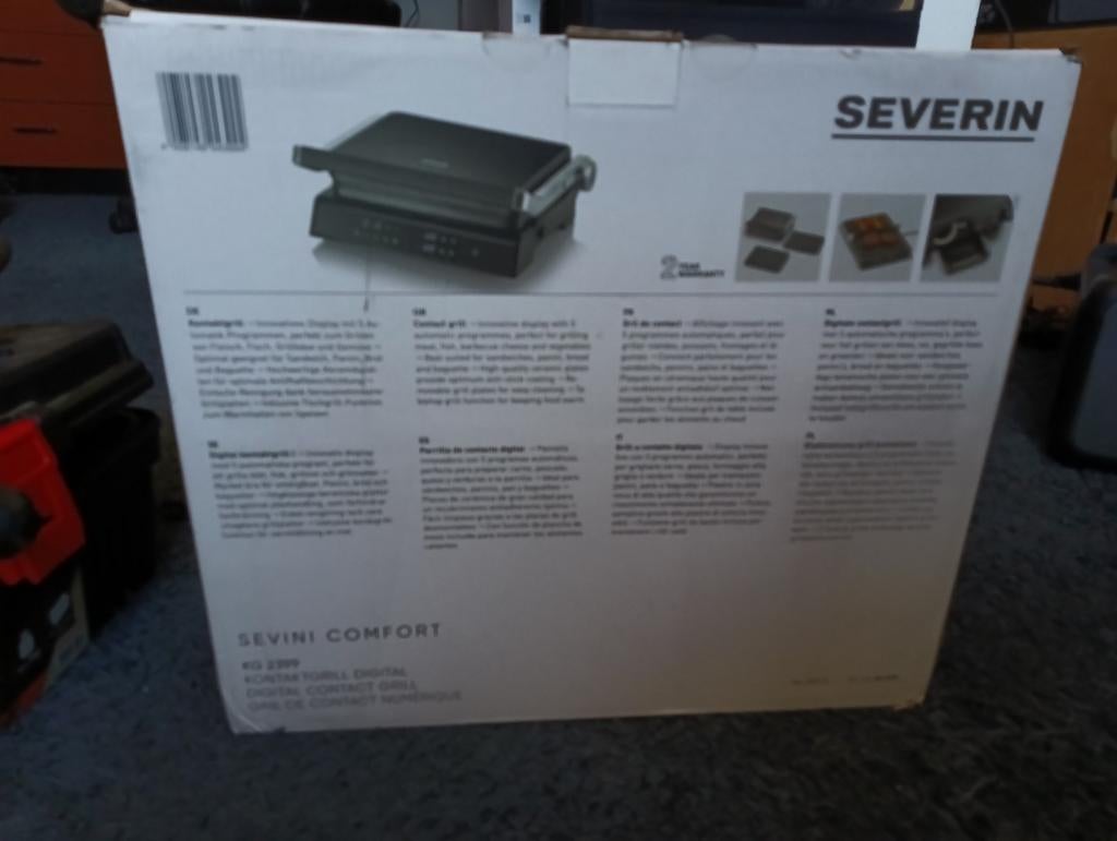 Nieuwe Severin KG 2399 digitale contactgrill - Ongeopend, Ophalen, Nieuw