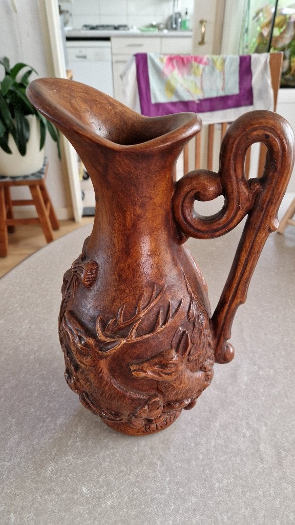 oude brocante waterkan van aardewerk, Antiek en Kunst, Ophalen of Verzenden