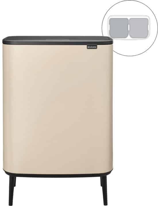 Brabantia Bo Touch Bin Hi Prullenbak - 2 x 30 liter, Huis en Inrichting, Triple J Online, Info@triplejonline.nl, De Spinnekop 9